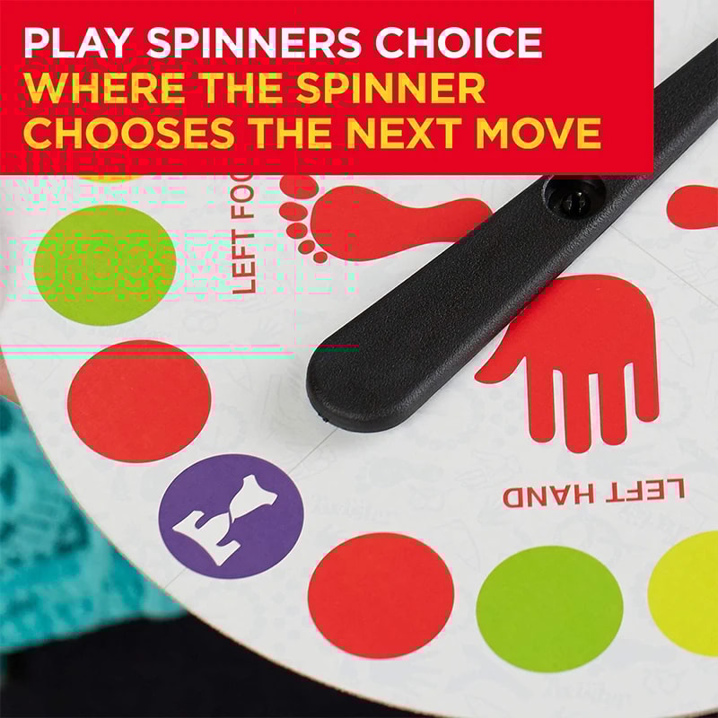 Twist & Move Party Mat Game Interactive Twister Game Mat for Kids & Family Fun