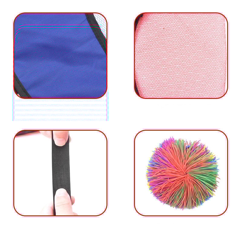 Kids Outdoor Catch Ball Game Set Elastic Toss Toy for Parent Child Play