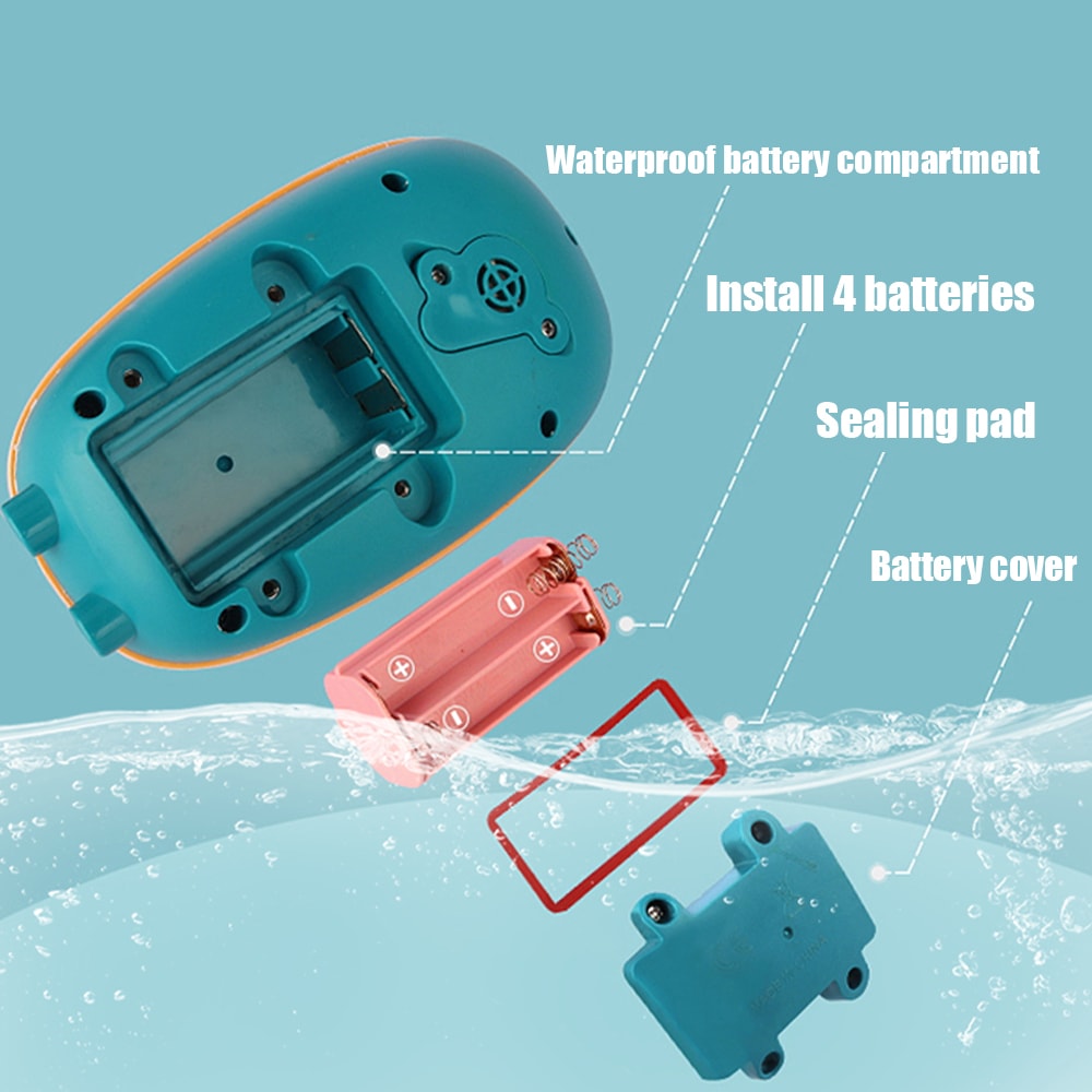 Electric Duck Water Spray Baby Bath Toy for Toddlers Fun Bath Time Toy