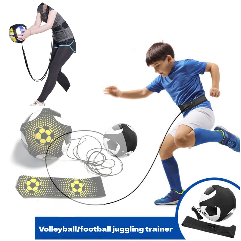Solo Soccer Trainer Rebound Trainer Ball with Adjustable Belt for Kids Football Practice