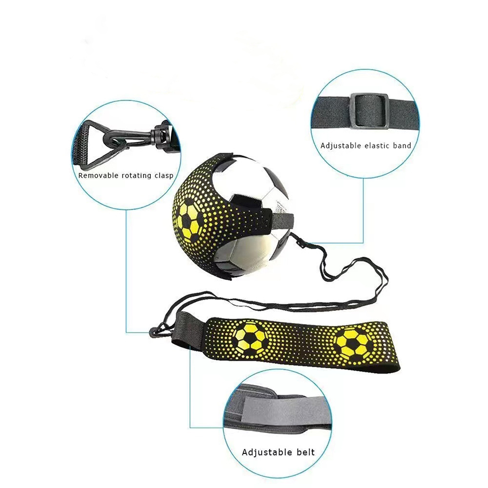 Solo Soccer Trainer Rebound Trainer Ball with Adjustable Belt for Kids Football Practice