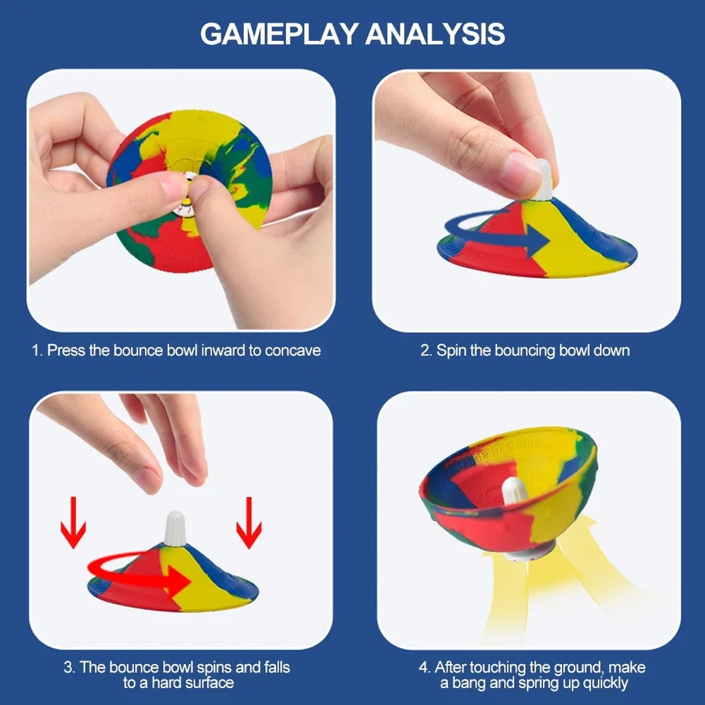 Kids Outdoor Balance Bouncing Toy Bowl For Active Play And Fun Exercise 3