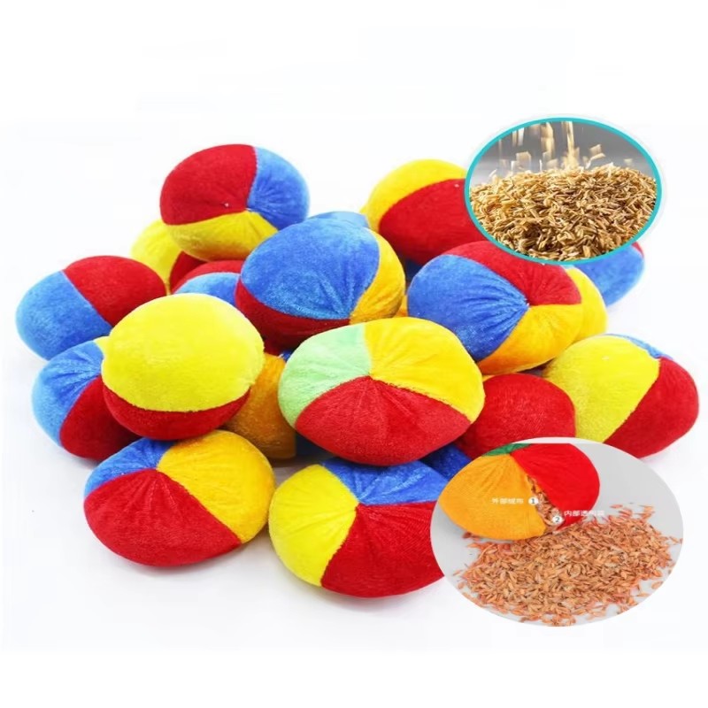 Kids Outdoor Bean Bag Toss Game Set with Soft Sandbags for Fun Backyard Play