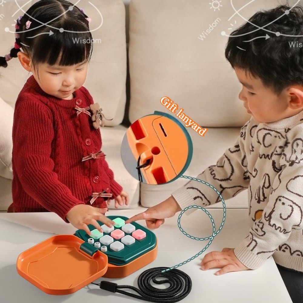 Multifunction Electronic Tic Tac Toe Board Game with Chess Puzzle Portable Set