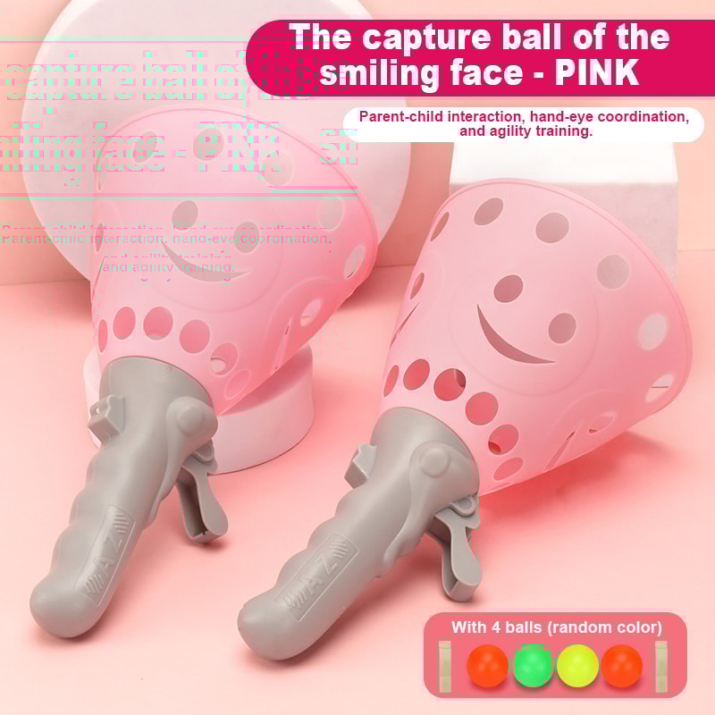 Pop & Catch Kids Ball Game Set Indoor Outdoor Toy with Launch Baskets