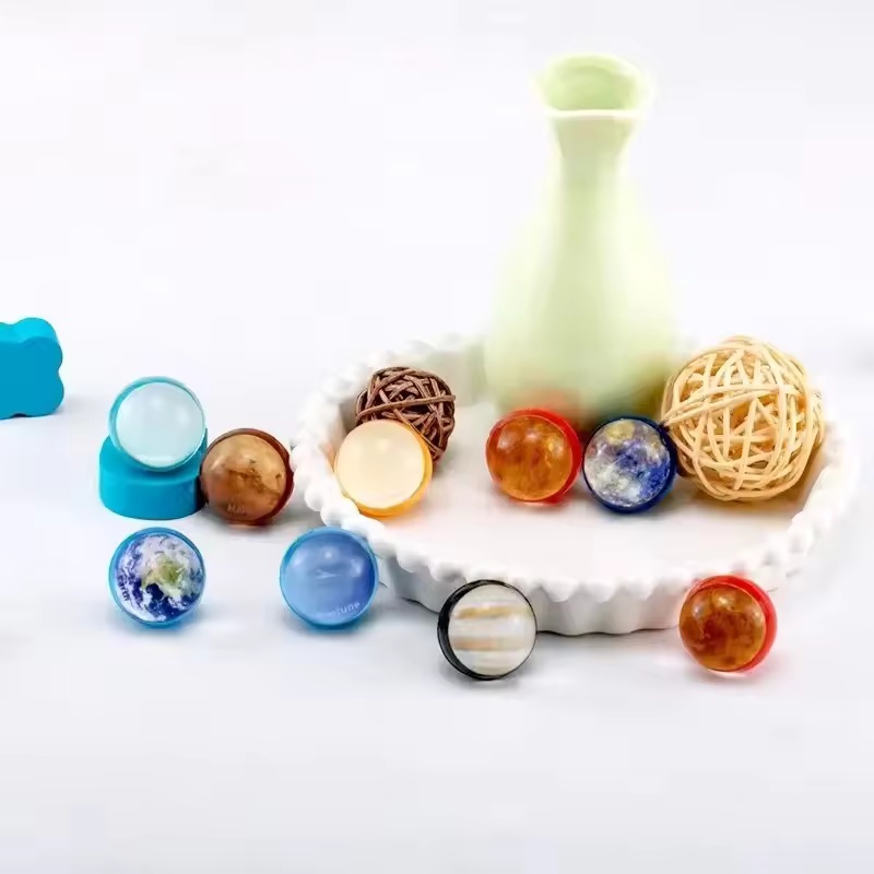 Galaxy Bounce Planet Balls Set Kids Bouncy Balls Outdoor Indoor Play Toy