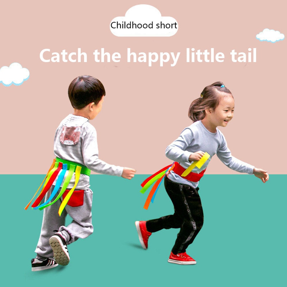 Kids Catch Tail Game Belt Outdoor Teamwork Toy For Active Play 2