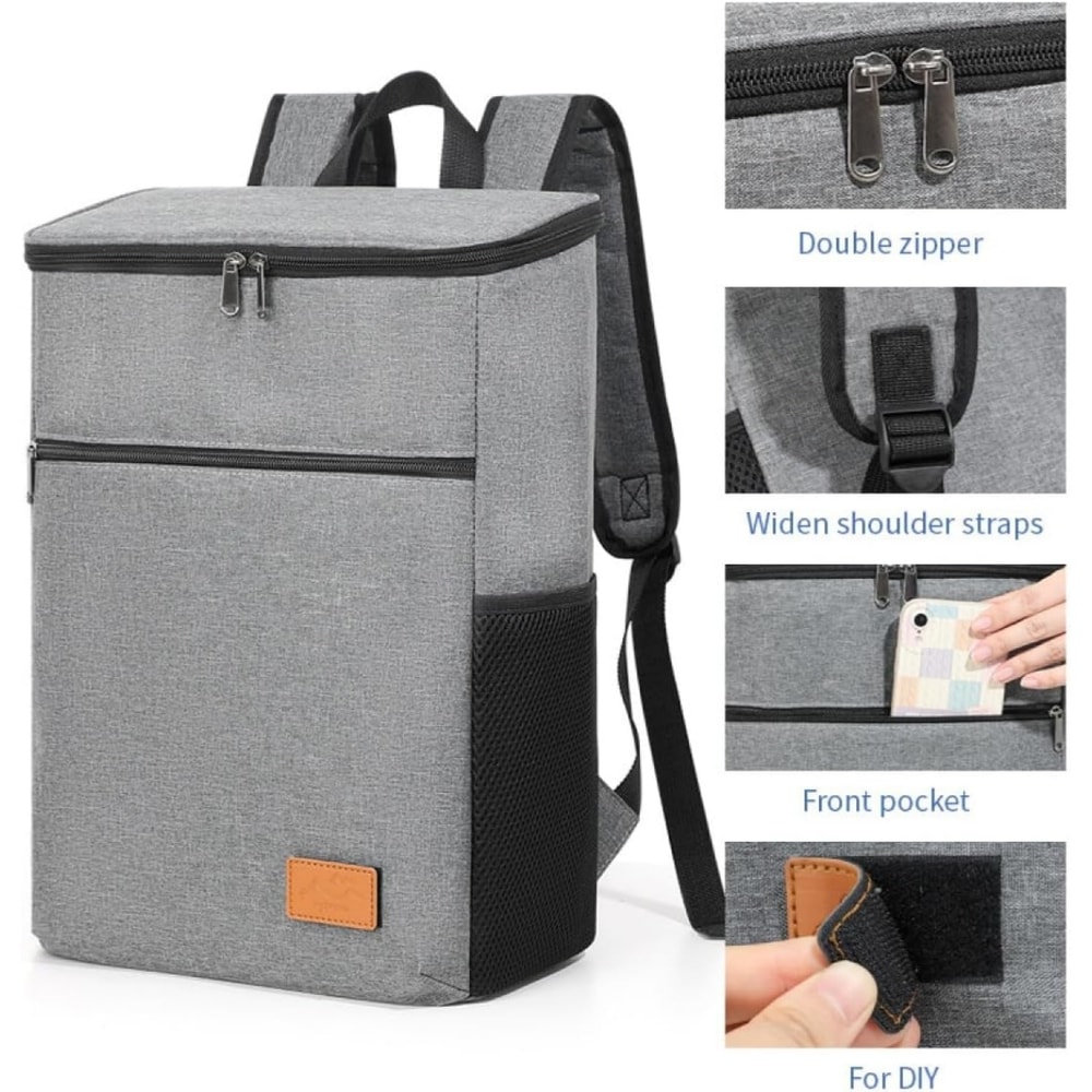 AdventurePro Insulated Cooler Backpack Leakproof Waterproof Can Capacity