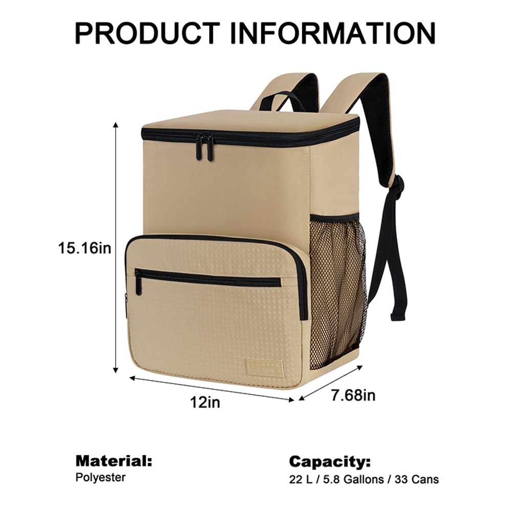 Thermal Food Delivery Backpack Large Capacity insulated delivery backpack Cooler Bag