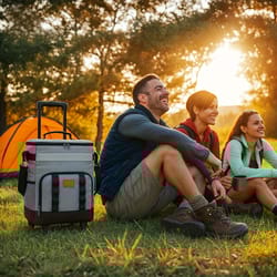 rolling cooler backpack with wheels insulated travel picnic bag