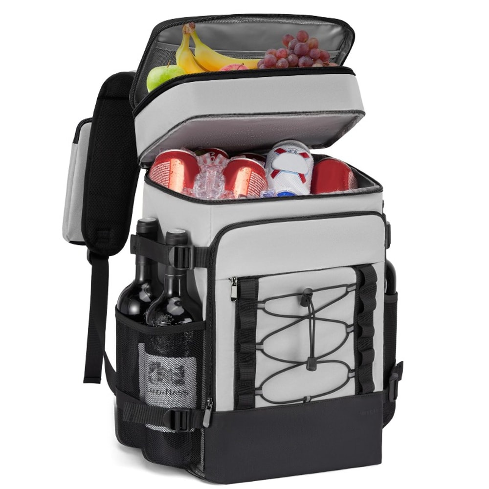 Insulated Cooler Backpack Large Capacity Thermal Picnic Bag For Camping Travel 0