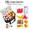 Large Capacity Insulated Cooler Lunch Bag Waterproof Foldable Outdoor Camping Food Carrier