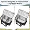 Large Capacity Insulated Cooler Lunch Bag Waterproof Foldable Outdoor Camping Food Carrier