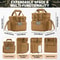 Tactical Insulated Cooler Bag Expandable Leakproof Lunch Box for Work Camping Outdoor Use