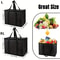 Large Insulated Grocery Tote Cooler Bag for Food Delivery & Pizza Warmer