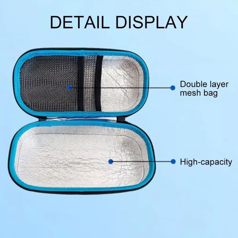 Portable Insulin Cooling Travel Bag Waterproof Insulin Cooler Case with Thermal Protection