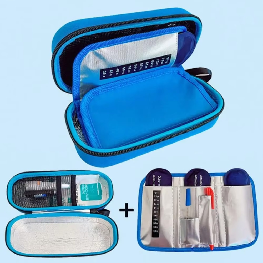 Portable Insulin Cooling Travel Bag Waterproof Insulin Cooler Case with Thermal Protection
