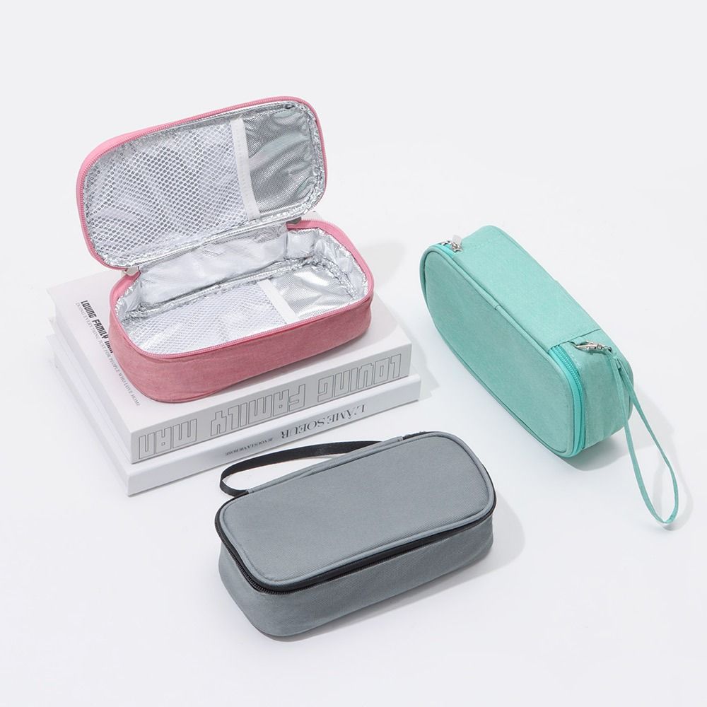 Portable Insulin Cooling Travel Case Medical Cooler Bag for Safe Medication Storage