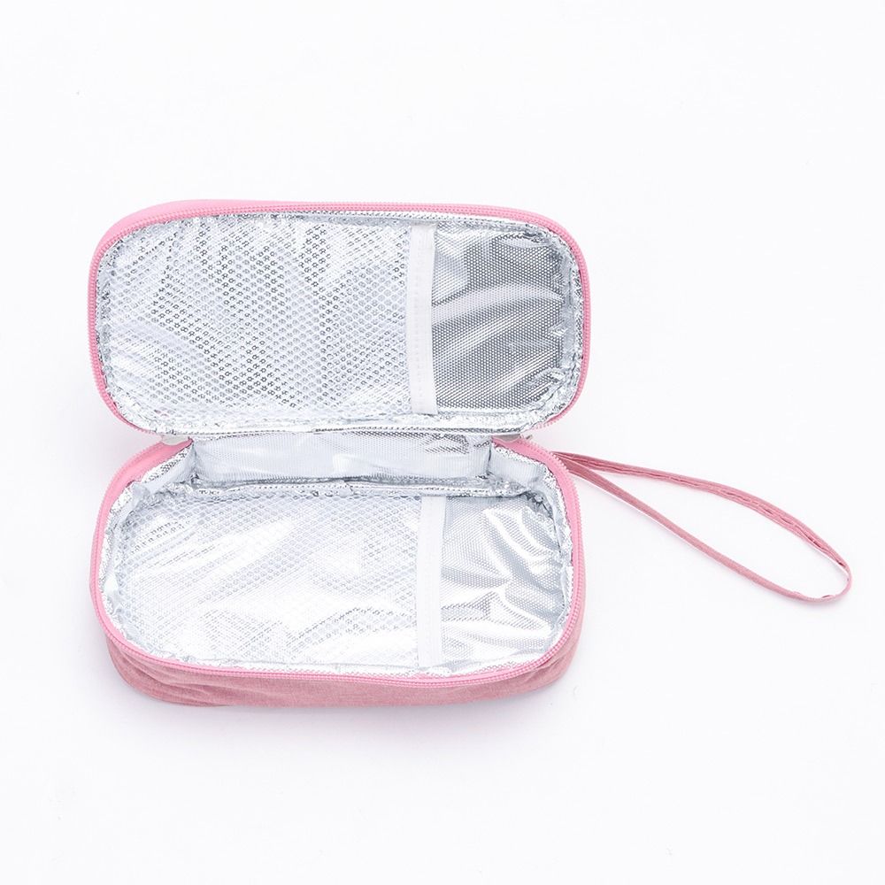 Portable Insulin Cooling Travel Case Medical Cooler Bag for Safe Medication Storage