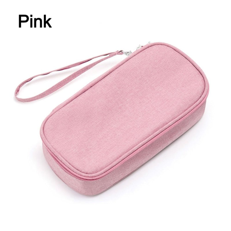 Portable Insulin Cooling Travel Case Medical Cooler Bag for Safe Medication Storage