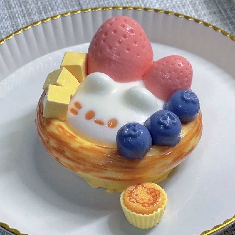 Strawberry Cream Squishy Stress Relief Toy Soft Sensory Fidget For Anxiety Relaxation 2