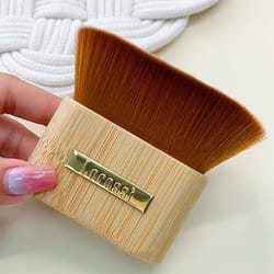 premium wooden nail dust cleaning brush for acrylic uv gel manicure & pedicure