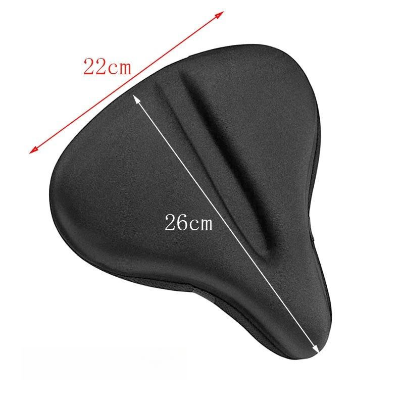 ComfortRide Gel Bicycle Seat Cushion Cover for Wide Bike Seats