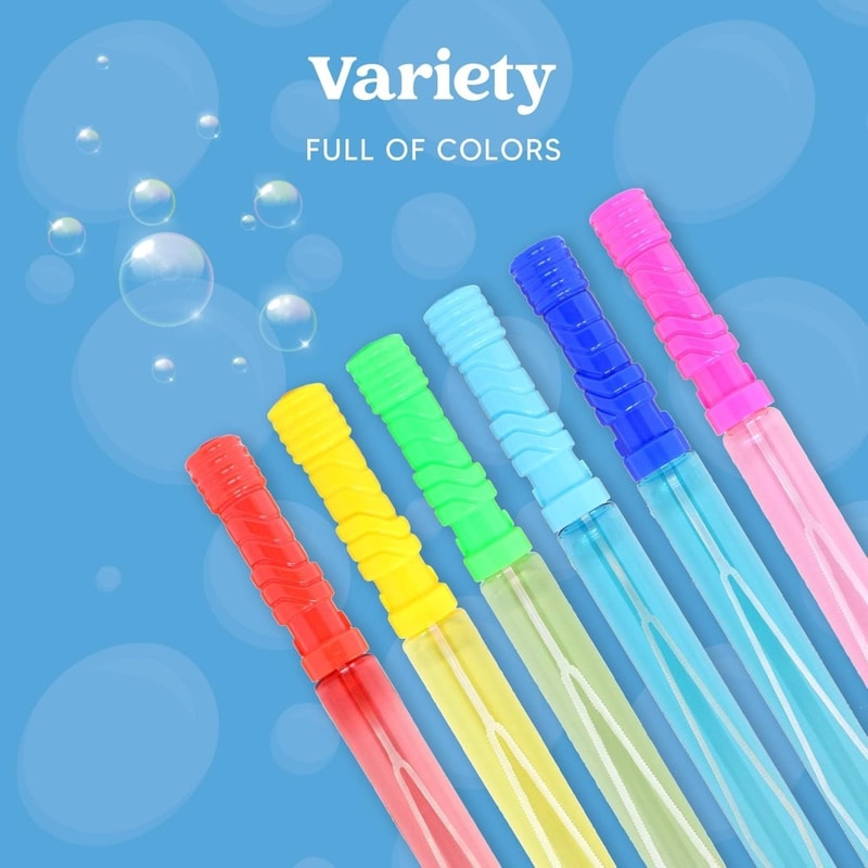Pack Giant Bubble Wands Set for Kids Outdoor Play Party Favors