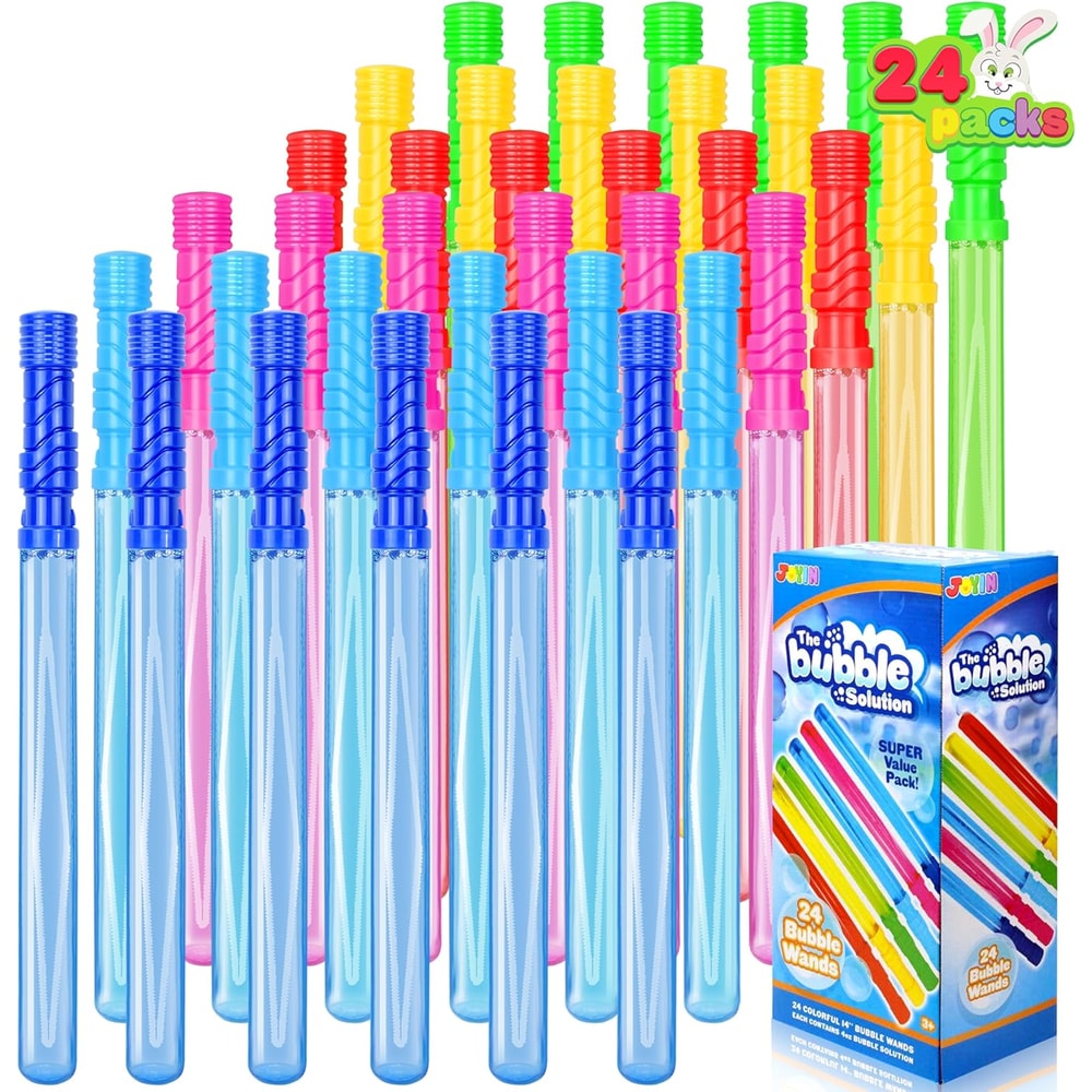 Pack Giant Bubble Wands Set for Kids Outdoor Play Party Favors