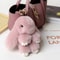 Cute Plush Bunny Keychain Soft Fluffy Rabbit Charm Gift For Kids Girls 1