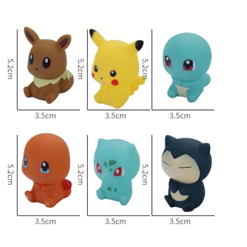 Pikachu Bath Toys Set for Kids Sprinkling Shower Fun Baby Water Play Figures