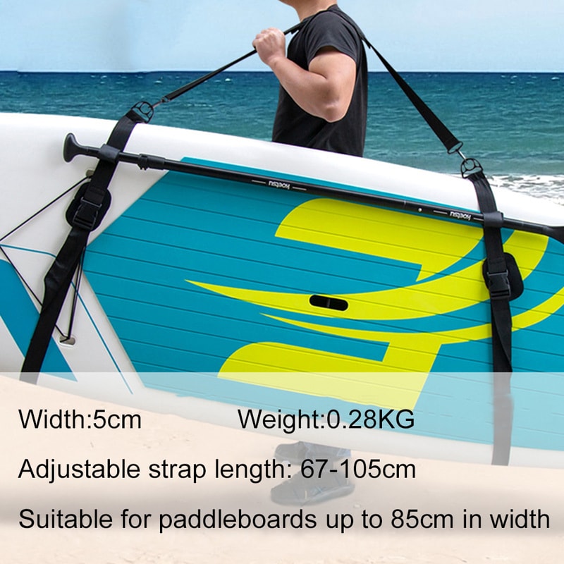 Adjustable Surfboard Carry Sling with Shoulder Strap for Paddle Boards and Surfboards