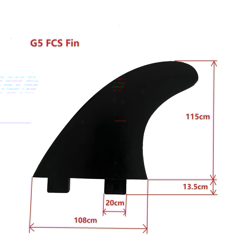 Premium Surfboard Fins Set for SUP & Paddle Boards Durable Replacement Fin Kit
