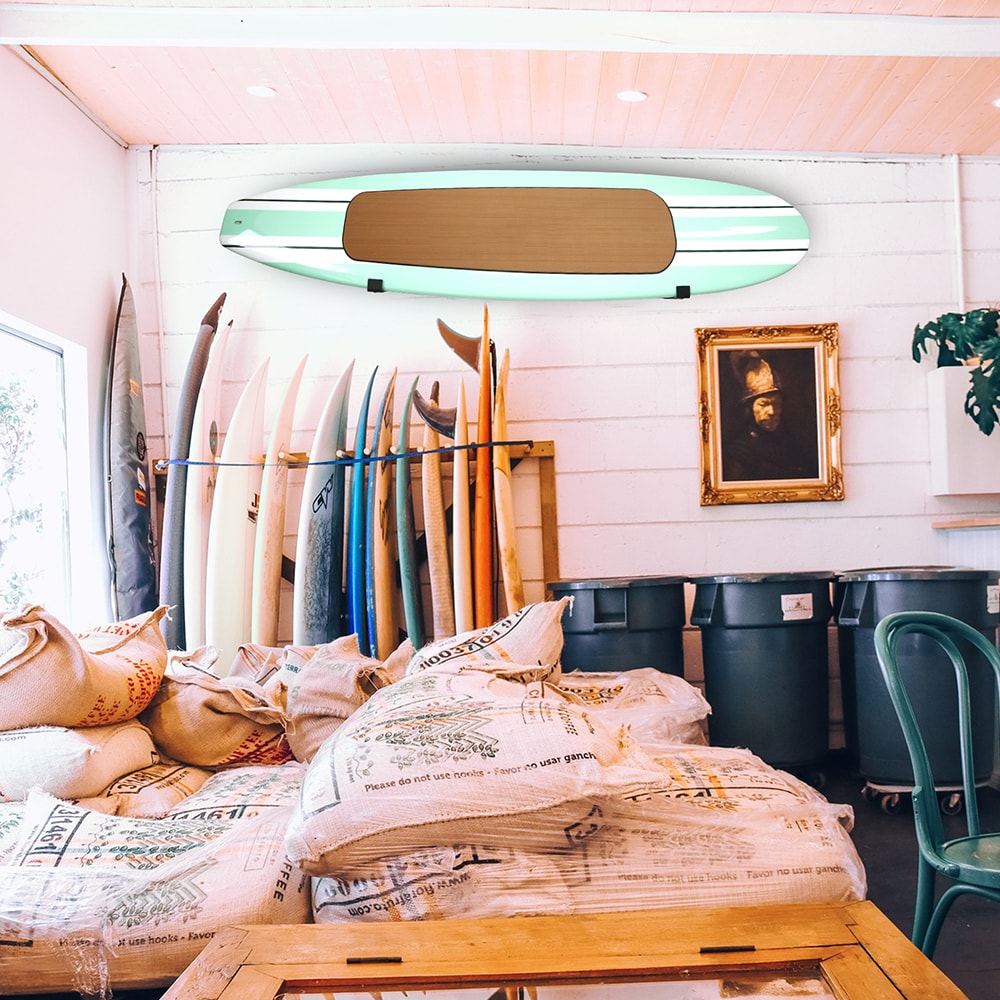 Aluminum Surfboard Wall Rack for SUP and Longboards Indoor Display Storage Set