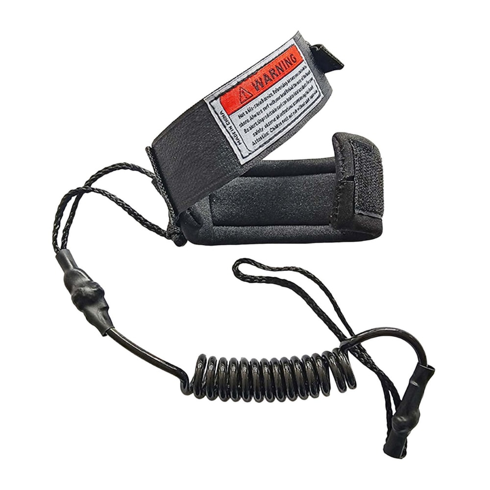 Coiled Surf Leash With Wrist Strap Secure Bodyboard Leash For Small To Medium Waves 3