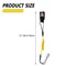 Coiled Surf Leash With Wrist Strap Secure Bodyboard Leash For Small To Medium Waves 5