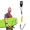 Coiled Surf Leash With Wrist Strap Secure Bodyboard Leash For Small To Medium Waves 6