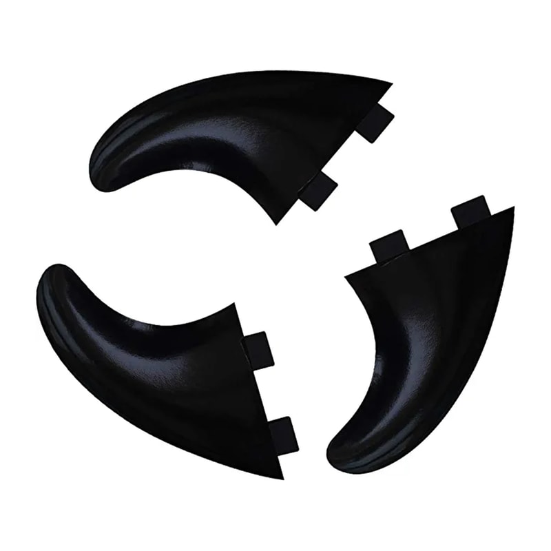 Medium Surfboard Fin Set for SUP and Surfboards Stable Paddle Board Fins