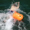 Inflatable Swim Buoy Dry Bag With Waist Belt For Open Water Safety Storage 2