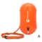 Inflatable Swim Buoy Dry Bag With Waist Belt For Open Water Safety Storage 6