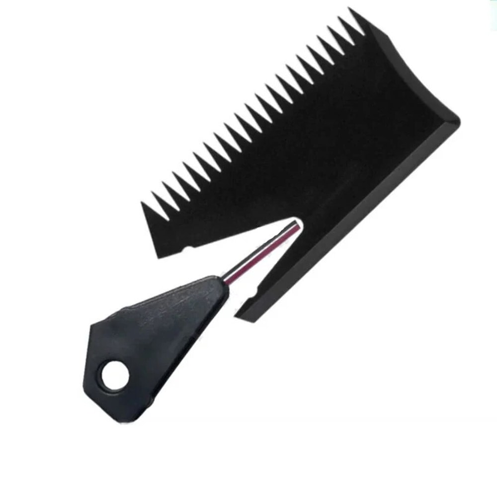 Premium Surfboard Wax Scraper & Comb with Keychain Detachable SUP Wax Remover Tool