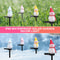 Solar Snowman Pathway Lights Outdoor Waterproof Christmas Garden Stakes