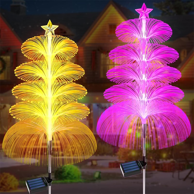 Solar Jellyfish Garden Lights Color Changing Outdoor Decor Stake Lights 0