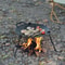 Portable Campfire Tripod Grill Stand with Adjustable Chain Pot Hanger