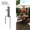 Heavy Duty Beach Umbrella Anchor Adjustable Metal Ground Holder for Sand Grass Patio