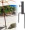 Heavy Duty Beach Umbrella Anchor Adjustable Metal Ground Holder for Sand Grass Patio