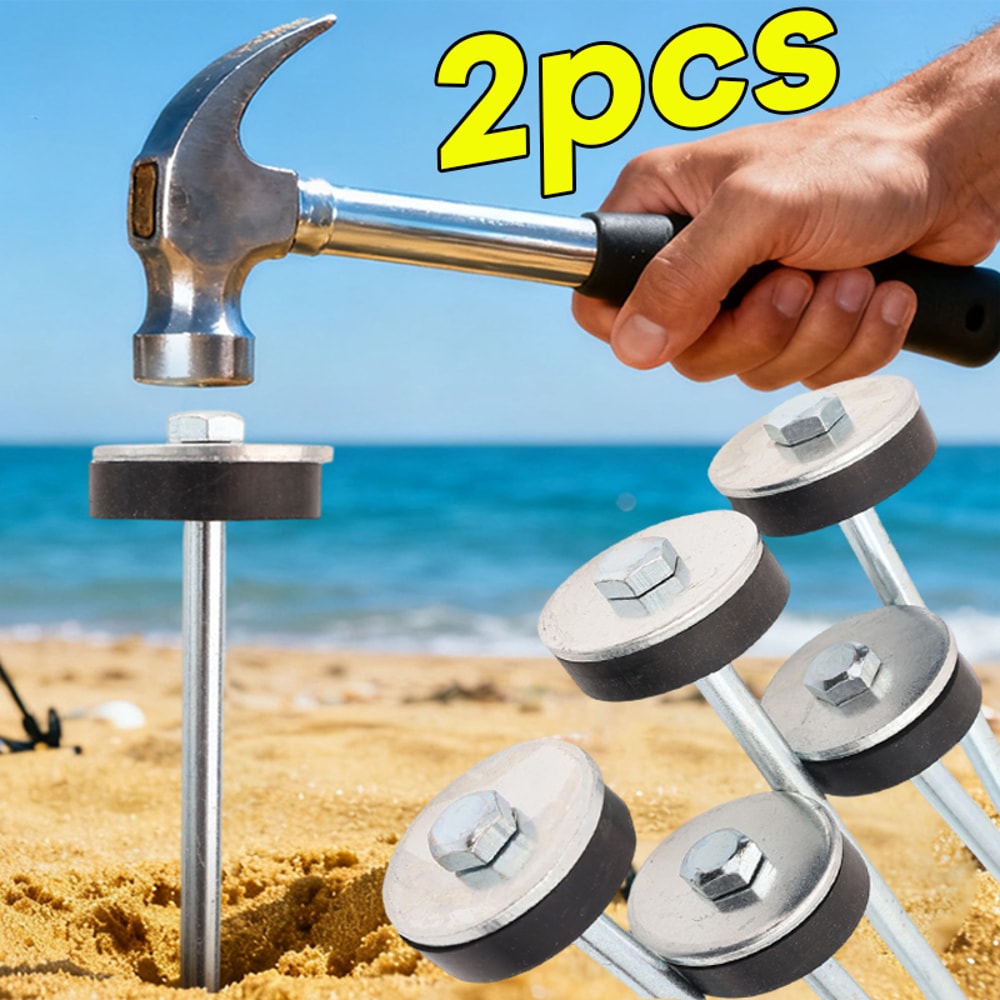 Heavy Duty Spiral Tent Stakes Unbreakable Ground Pegs For Camping And Hiking 1