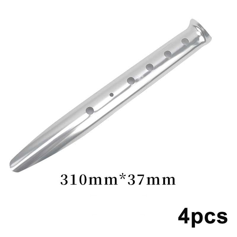 Heavy Duty Sand Tent Stakes Set Aluminum Alloy Beach Snow Pegs For Camping 6