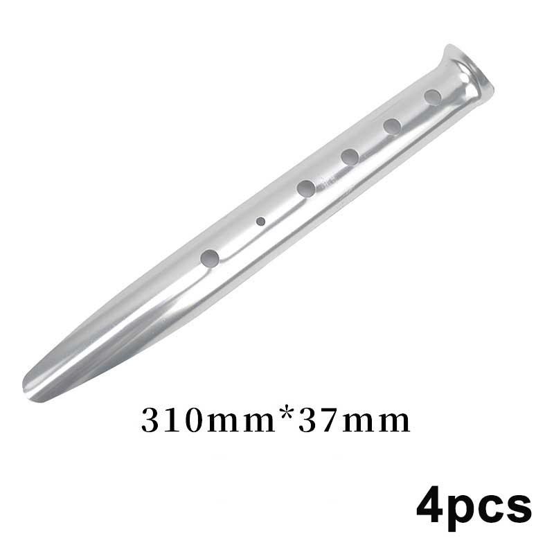 Heavy Duty Sand Tent Stakes Set Aluminum Alloy Beach Snow Pegs For Camping 6