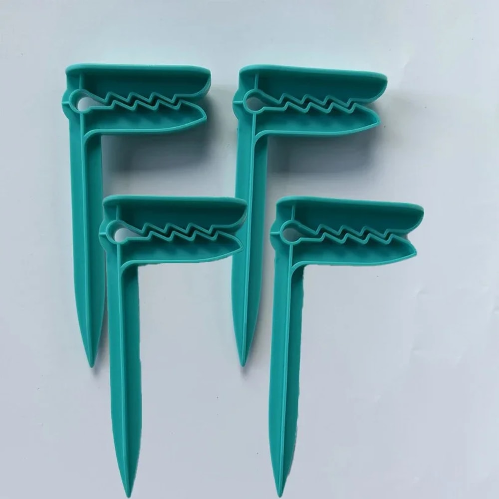 Beach Towel Clips & Sand Stakes Windproof Beach Towel Clips for Secure Outdoor Relaxation